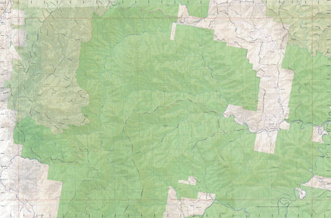 Getlost Map 8825-4S Belowra NSW Topographic Map V15 1:25,000