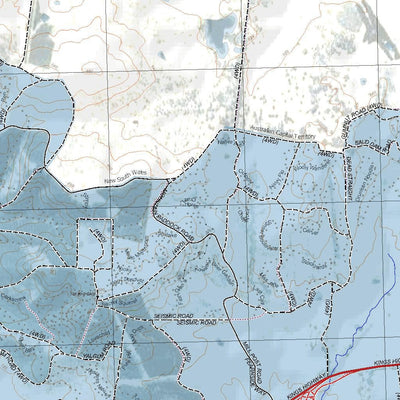 Getlost Map 8727-2N Bungendore NSW Topographic Map V15 1:25,000