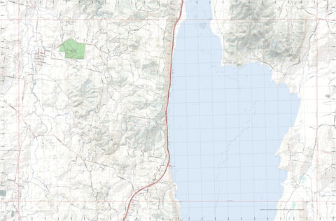 Getlost Map 8727-1N Lake George NSW Topographic Map V15 1:25,000