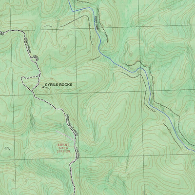 Getlost Map 8932-2S Coorongooba NSW Topographic Map V15 1:25,000