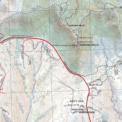 Getlost Map 8930-4N Hartley NSW Topographic Map V15 1:25,000