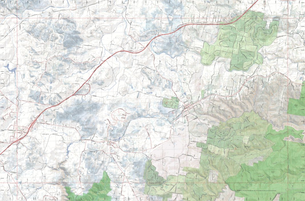 Getlost Map 8928-4S Wingello NSW Topographic Map V15 1:25,000 by ...