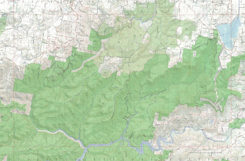 Getlost Map 8928-1S Bundanoon NSW Topographic Map V15 1:25,000