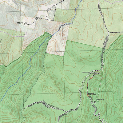 Getlost Map 8928-1S Bundanoon NSW Topographic Map V15 1:25,000