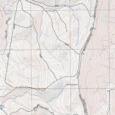 Getlost Map 8427-2S Oberne NSW Topographic Map V15 1:25,000