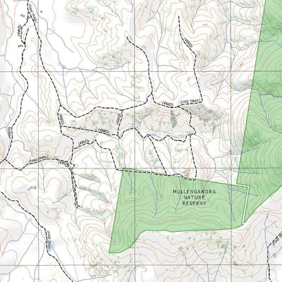 Getlost Map 8326-3S Mullengandra NSW Topographic Map V15 1:25,000