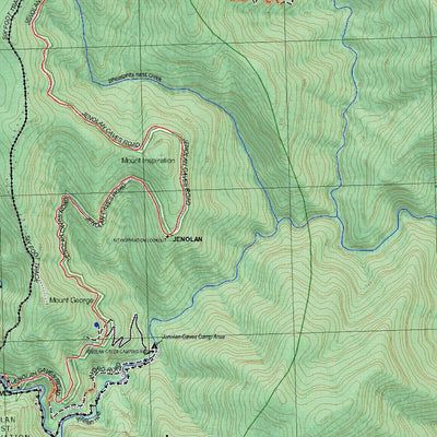 Getlost Map 8930-3N Jenolan NSW Topographic Map V15 1:25,000