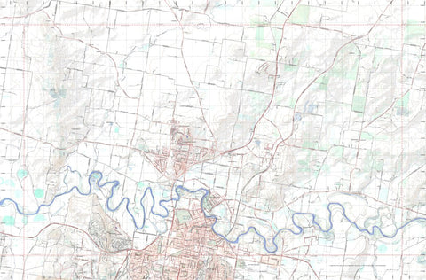 Getlost Map 8327-1N Wagga Wagga NSW Topographic Map V15 1:25,000