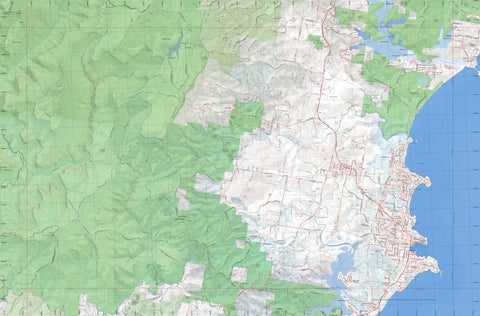 Getlost Map 8927-2N Milton NSW Topographic Map V15 1:25,000