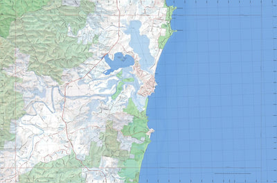 Getlost Map 8925-4N Bodalla NSW Topographic Map V15 1:25,000
