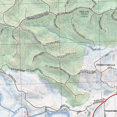 Getlost Map 8925-4N Bodalla NSW Topographic Map V15 1:25,000