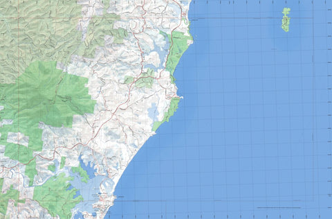 Getlost Map 8925-3N Central Tilba NSW Topographic Map V15 1:25,000