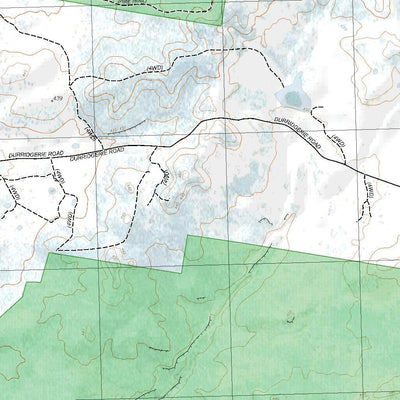 Getlost Map 8833-1S Durridgere NSW Topographic Map V15 1:25,000