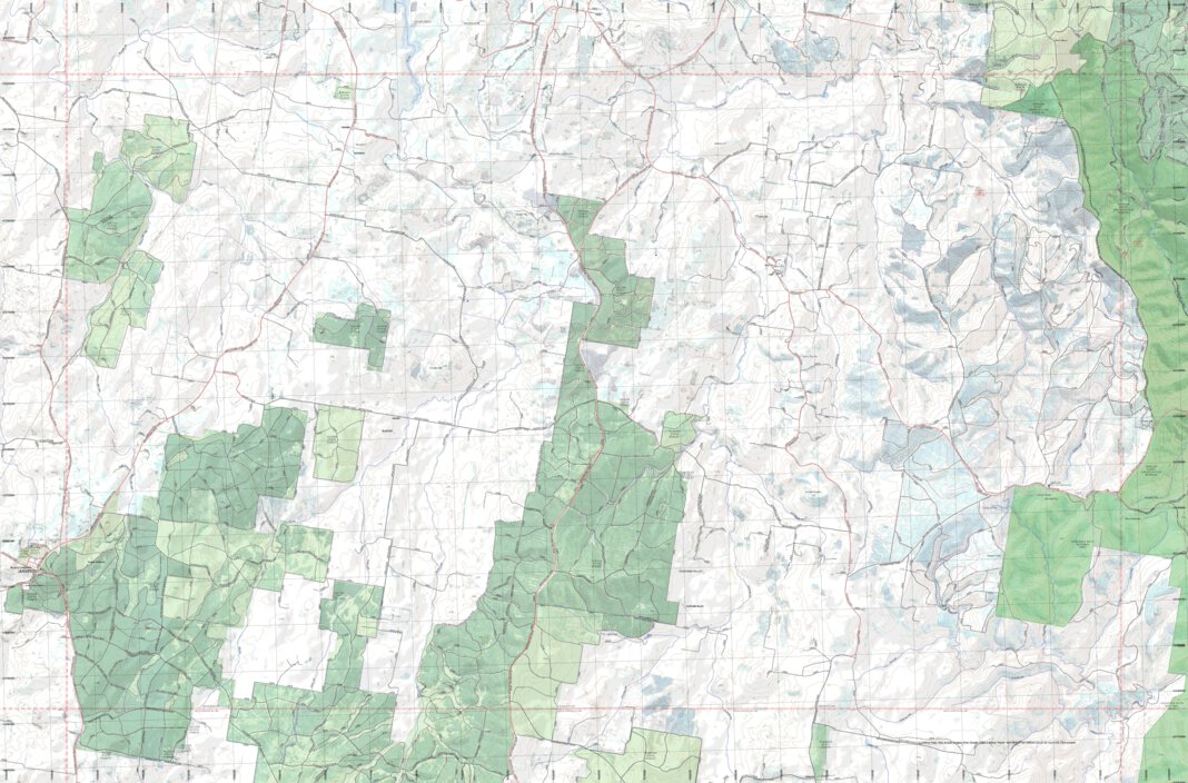 Getlost Map 8830-2N Edith NSW Topographic Map V15 1:25,000 by Getlost ...