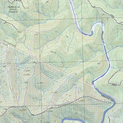Getlost Map 8823-3S Genoa NSW Topographic Map V15 1:25,000