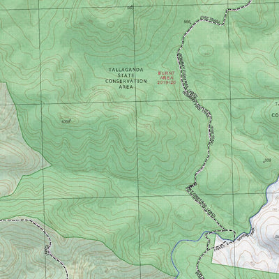 Getlost Map 8827-3S Bombay NSW Topographic Map V15 1:25,000