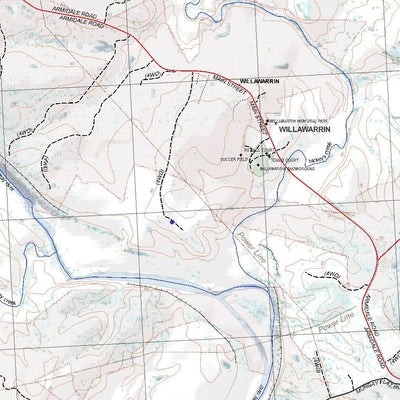 Getlost Map 9436-3S Willawarrin NSW Topographic Map V15 1:25,000