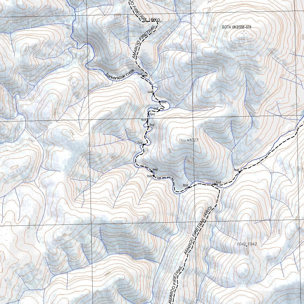 Getlost Map 87254N Murrumbucca NSW Topographic Map V15 125,000 by Getlost Maps Avenza Maps