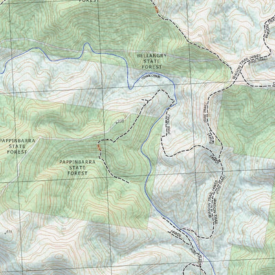 Getlost Map 9435-3N Ballengarra NSW Topographic Map V15 1:25,000