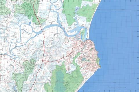 Getlost Map 9435-2S Port Macquarie NSW Topographic Map V15 1:25,000