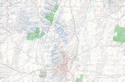 Getlost Map 8725-4S Cooma NSW Topographic Map V15 1:25,000