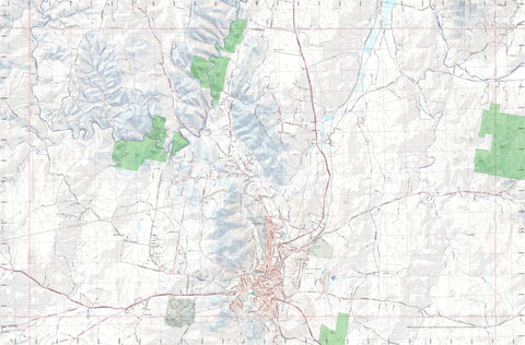 Getlost Map 8725-4S Cooma NSW Topographic Map V15 1:25,000