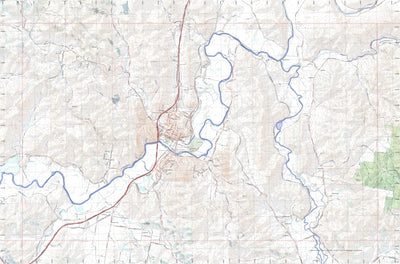 Getlost Map 8527-4N Gundagai NSW Topographic Map V15 1:25,000