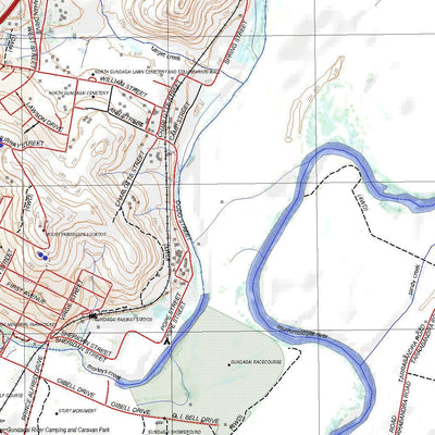 Getlost Map 8527-4N Gundagai NSW Topographic Map V15 1:25,000