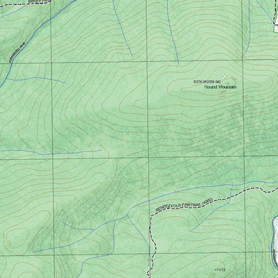 Getlost Map 8524-1N Chimneys Ridge NSW Topographic Map V15 1:25,000