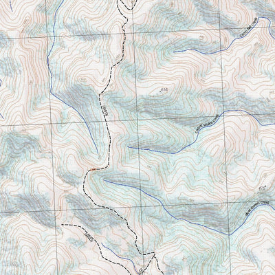 Getlost Map 9340-1S Paddys Flat NSW Topographic Map V15 1:25,000