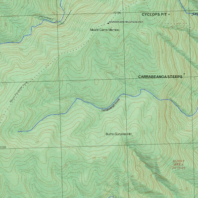 Getlost Map 8930-3S Kanangra NSW Topographic Map V15 1:25,000