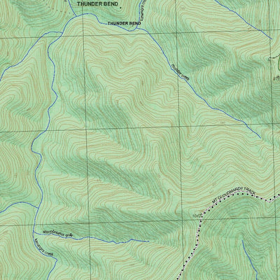Getlost Map 8930-3S Kanangra NSW Topographic Map V15 1:25,000