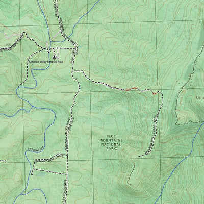 Getlost Map 8930-2N Jamison NSW Topographic Map V15 1:25,000