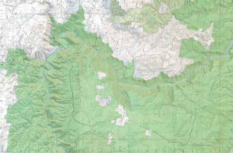 Getlost Map 8928-3N Caoura NSW Topographic Map V15 1:25,000