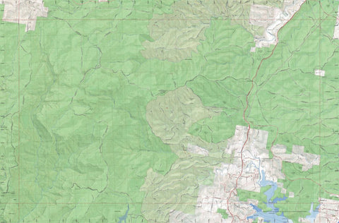 Getlost Map 8927-1S Tianjara NSW Topographic Map V15 1:25,000
