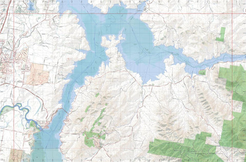 Getlost Map 8325-4N Lake Hume NSW Topographic Map V15 1:25,000