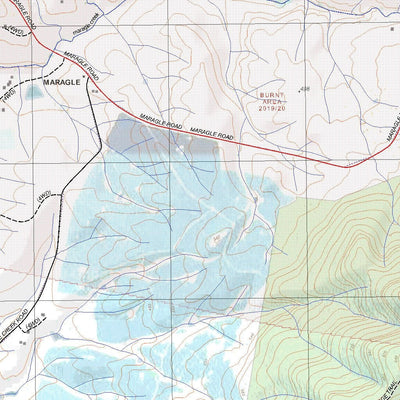 Getlost Map 8526-3S Tooma NSW Topographic Map V15 1:25,000