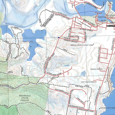 Getlost Map 8925-3S Bermagui NSW Topographic Map V15 1:25,000