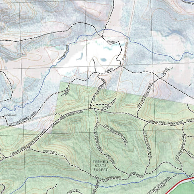 Getlost Map 8927-2S Tabourie NSW Topographic Map V15 1:25,000