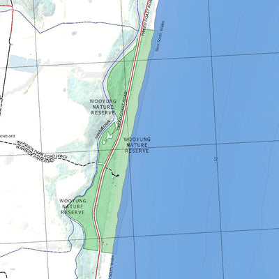 Getlost Map 9641-3S Pottsville NSW Topographic Map V15 1:25,000