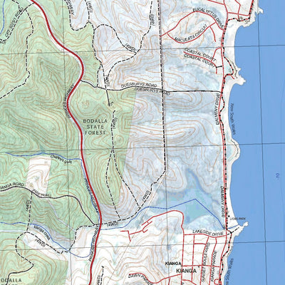 Getlost Map 8925-4S Narooma NSW Topographic Map V15 1:25,000