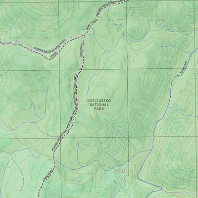 Getlost Map 8525-1N Toolong Range NSW Topographic Map V15 1:25,000