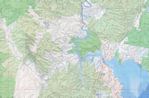 Getlost Map 8926-4S Nelligen NSW Topographic Map V15 1:25,000
