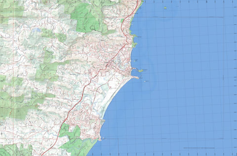 Getlost Map 9537-3N Coffs Harbour NSW Topographic Map V15 1:25,000