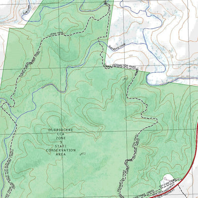 Getlost Map 8833-1N Cassilis NSW Topographic Map V15 1:25,000