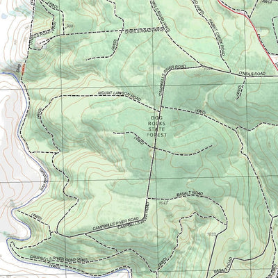 Getlost Map 8830-3N Mount David NSW Topographic Map V15 1:25,000