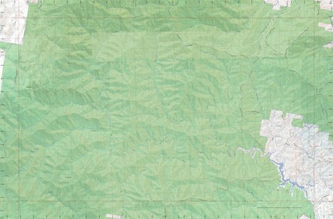 Getlost Map 8825-3S Puen Buen NSW Topographic Map V15 1:25,000