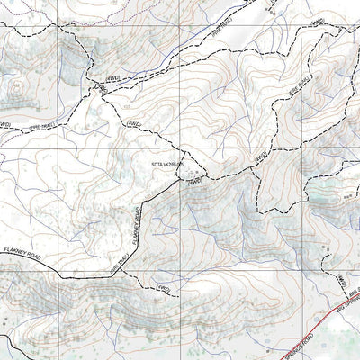 Getlost Map 8327-2N Big Springs NSW Topographic Map V15 1:25,000