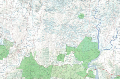 Getlost Map 9232-1N Clarence Town NSW Topographic Map V15 1:25,000