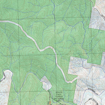 Getlost Map 8824-3N Candelo NSW Topographic Map V15 1:25,000